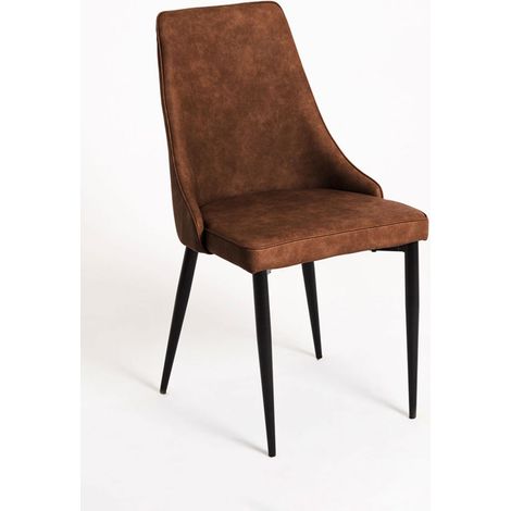 Sillas Comedor - Silla Stoik Vintage - Marrón (1/5)