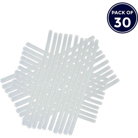 Dapetz ® 30PCs Professional Hot Glue Sticks 7mm x 200mm Strong Adhesive Resin Material Glue Gun Refills Mini Sticks  Fits 99.9% of Glue Guns  Perfect for Most Uses (1/5)