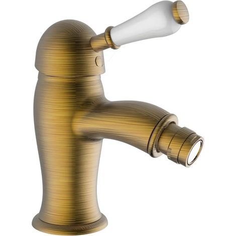 Teorema - Miscelatore Bidet Con Saltello E Leva Di Porcellana - Serie: Dune - Colore: Bronzato - Articolo: 9Z401Gg0S0