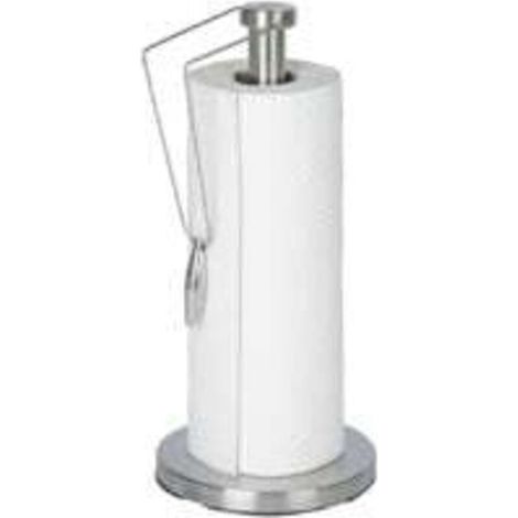 Papierhandtuchhalter, vertikaler Papierhandtuchhalter mit Haltegriff, Edelstahl, Ø 15x33 cm, silber matt FLITI (1/4)
