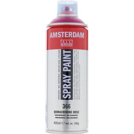 Bombe de peinture Amsterdam 400 ml rose quinacridone (1/2)