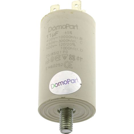 Condensatore 11µf/450v per asciugatrice bellavita