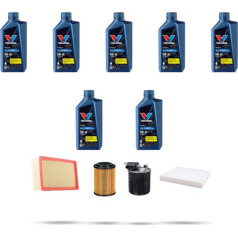 Kit tagliando 4 FILTRI e 7L OLIO compatibile con Infiniti Q30 2.2 D 125kw dal 2015 (1/5)