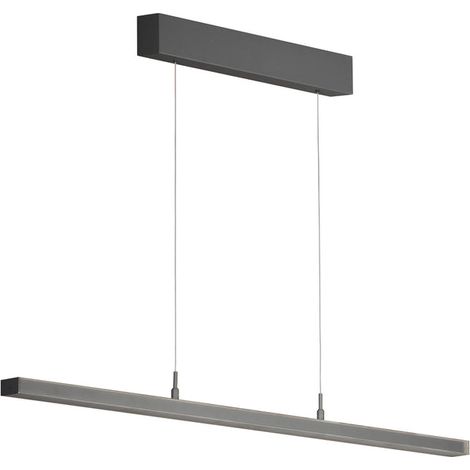 [NEUWERTIG] B-Ware FISCHER & HONSEL Hängelampe Valeno LED Pendelleuchte dimmbar grau 115cm CCT (1/2)