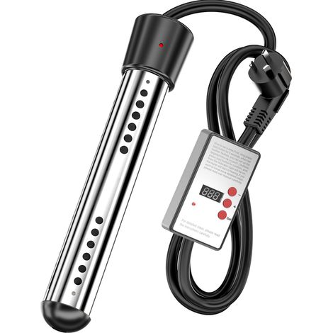 Thermoplongeur 3000 W, Thermoplongeur De Voyage, Mini Réchauffeur Portatif Thermoplongeur Set De Voyage Eau Chaude Idéal Pour Chauffer L'eau Bouillant