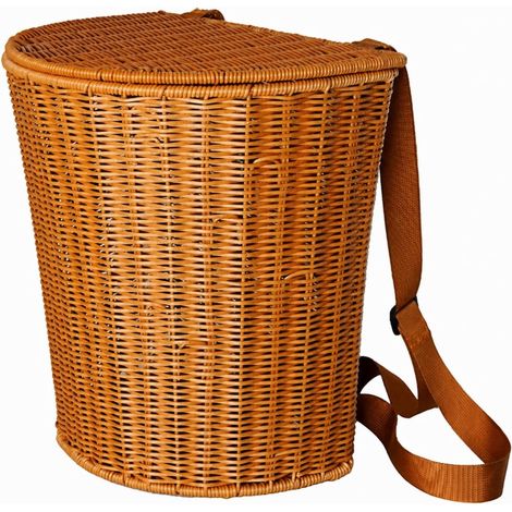 Safe Synthetic Rattan Backpack (1/5)