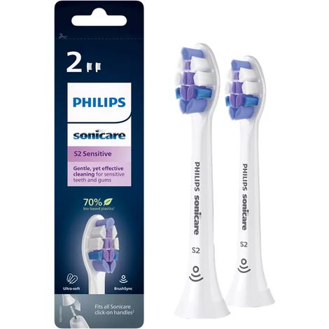 Lot de 2 têtes de brosse à dents soniques