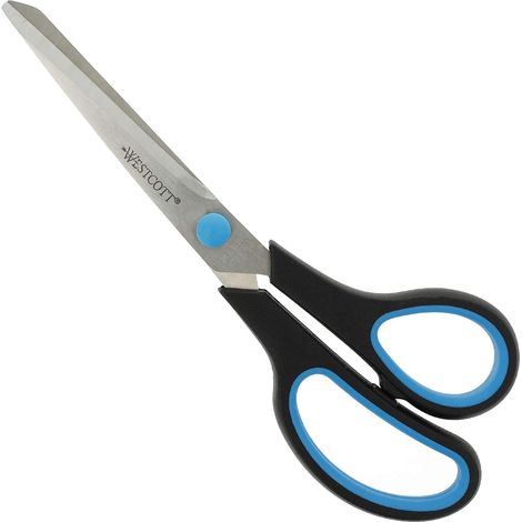 Westcott E-30283 00 Ciseaux universels droitiers 201 mm noir, bleu (1/5)