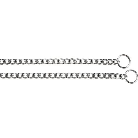 Ferplast CHROME CS Collare a strangolo per cani in acciaio cromato - 8 misure. Variante CS1624 - Misure: A: 50 cm - (1/2)