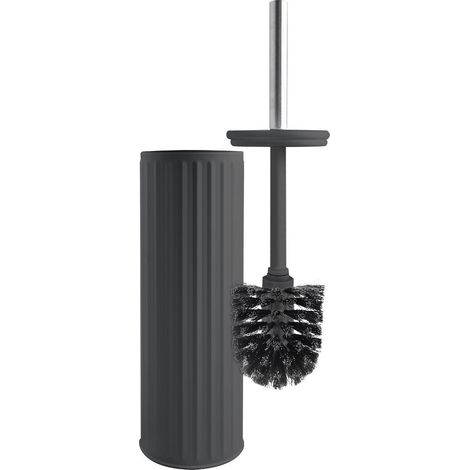 ESCOBILLERO WC METAL.NEGRO 38cm. (1/3)