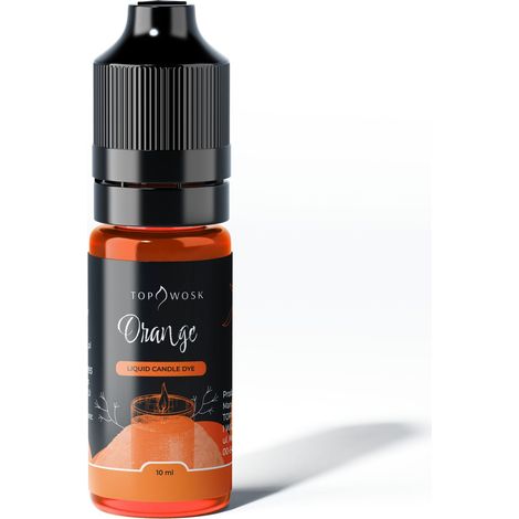 Tinte líquido naranja para velas 10 ml