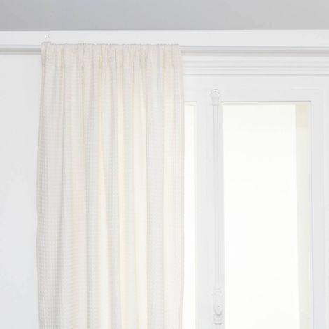 Rideau Widdy 130x260cm blanc ivoire - Atmosphera créateur d'intérieur (1/3)