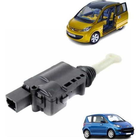 Serrure moteur de porte coulissante compatible avec Peugeot 1007 - 661536 (1/3)