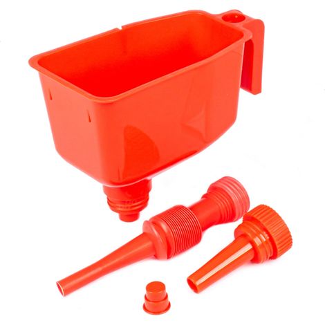 Embudo de plástico universal multifuncional 5 en 1 de 16,5 cm amio-04040 (1/5)