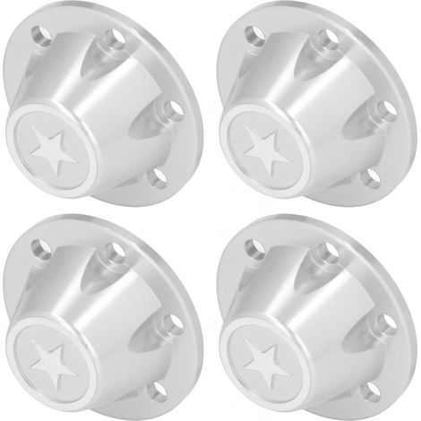 Cache-écrous hexagonaux universel anti-poussière pour voiture RC AXAIL SCX6 1/6 (argenté) (1/5)