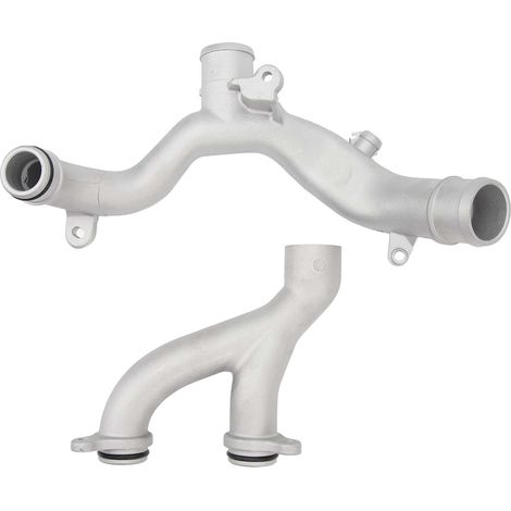 Tuyau de sortie de liquide de refroidissement LR090630 en alliage d'aluminium, kit de remplacement pour radiateur Jaguar F‑Type F‑Pace XF XE, système de refroidissement par eau. (1/5)