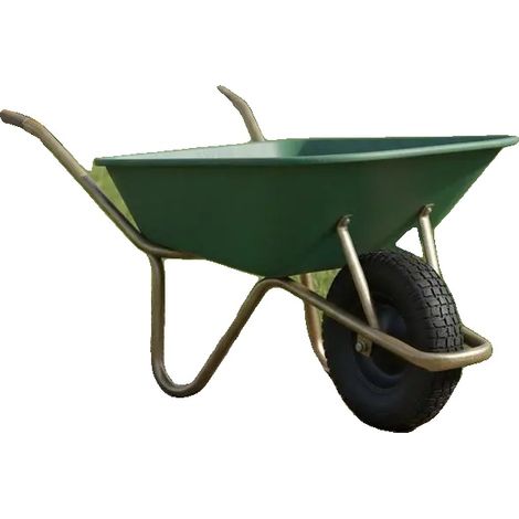 Roues de remplacement, 13 x 5,00 x 6 pouces, matériau en caoutchouc, motif de bloc pneumatique, compatible avec chariot de jardin, capacité de charge lourde (1/5)