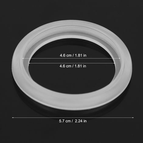 GS-R004 Silikon-Dichtungsring, weiß, 4,6 x 4,15 cm für Espressomaschinen (1/5)