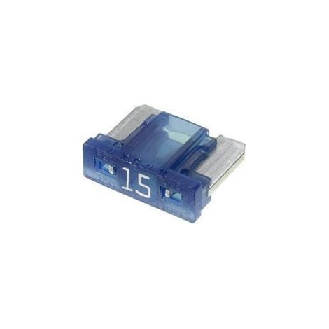 Fusible de hoja Mini perfil bajo 15A Longitud 8,4mm azul paquete 5 unidades Hella HELLA 8JS728596322 (1/2)