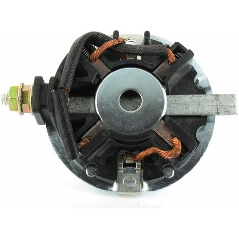 Starter brush holder 37442 with carbon brush rings, compatible with TECUMSEH OHV110/125/130 engines (1/2)