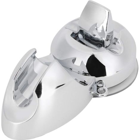 Support de pommeau de douche à ventouse, support réglable en ABS pour douchette à main, compatible avec les murs de salle de bain en carrelage, verre ou marbre lisses, installation sans perçage. (1/5)