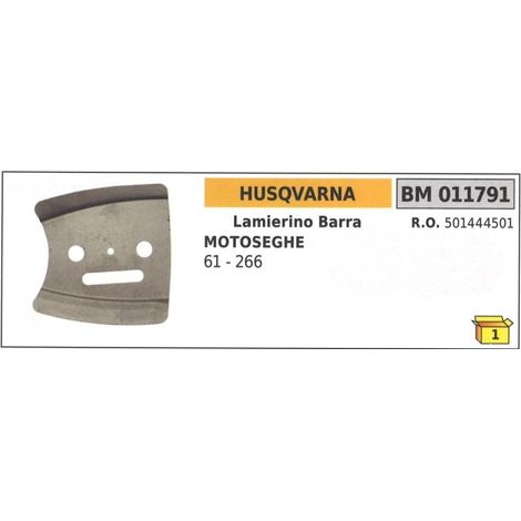 Lamierino barra lato catena HUSQVARNA per motosega 61 266 011791