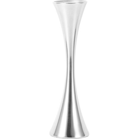Vase à fleurs en acier inoxydable, composition florale moderne, décoration de table de mariage individuelle