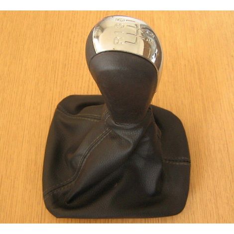 Pommeau Levier de Vitesse 5 + Soufflet pour Skoda Octavia 2 II mk2 2004-2011 Rs (1/2)