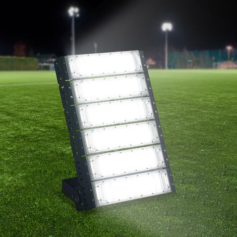 300W Projecteurs d'extérieur étanches de 47,5 × 31 cm, projecteurs LED pour stades avec ailettes en aluminium, Luminaire (1/5)