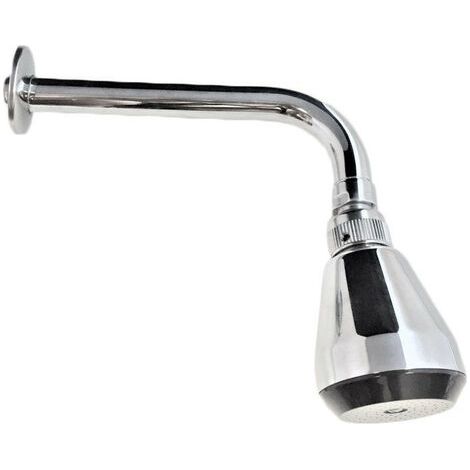 Ensemble de bras douche cm 20 et pommeau de douche anti-calcaire (1/3)