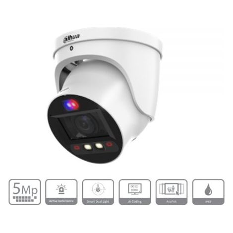 DAHUA - Dome TIOC 5 mpx - IPC-HDW3549H-ZAS-PV