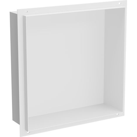 Mexen X-Wall-NR étagère encastrée sans rebord 30 x 30 cm, blanche - 1921303010 (1/5)