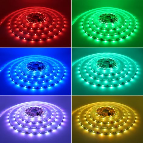 Ruban Lumineux LED Intelligent Bluetooth 15 m 270 RVB 5050 SMD, avec Télécommande + APP, Synchroniser avec Rythme de Musique/fonction, Indice de rendu des couleurs élevé pour un rendu fidèle (1/2)