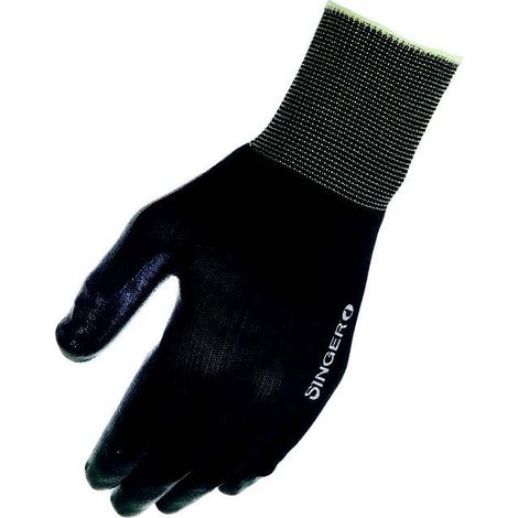 Gants enduit nitrile noir T.10 - SINGER - NYM213NIB