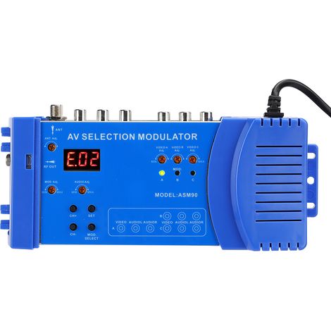 Modulateur numérique domestique ASM90, modulateur AV optionnel, convertisseur portable VHF/UHF PAL standard pour UE 100-240 V (1/5)