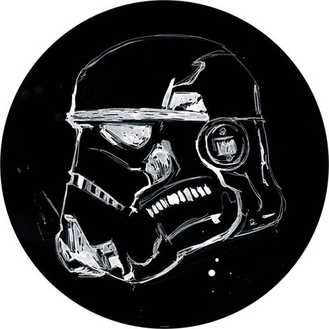 Komar Star Wars Ink Stormtrooper 125 x 125 cm, Stickers pour les murs DD1-022 (1/3)