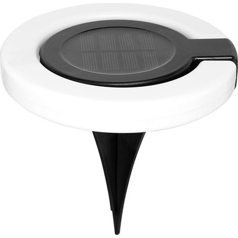 Lampes solaires encastrables d'extérieur (Étanchéité IP65) – Blanc chaud (Lot de 4) – Idéales pour jardins et terrasses (1/5)