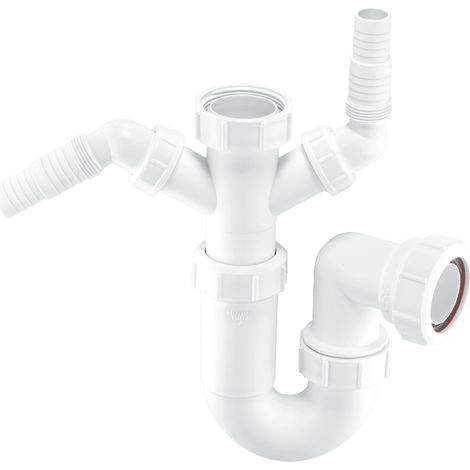 McAlpine WM11 75mm Water Seal Adjustable Inlet Tubular Swivel 'P' Trap