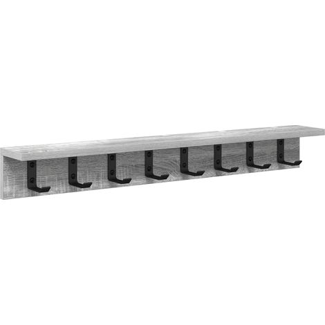Maison Exclusive - Wandmontierter nachttisch Graues Sonoma 80 x 1