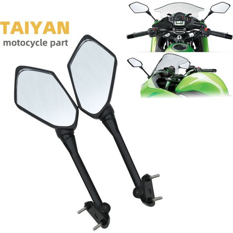 Rétroviseur moto Kawasaki Ninja 650R ER6F ER-6F 400R NINJA 1000 Z1000SX (1/5)