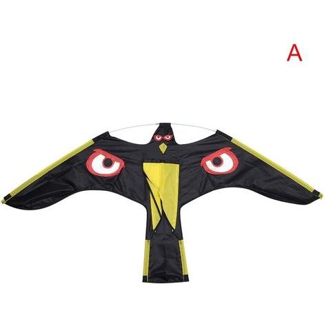 Cerf-Volant Anti-Oiseaux - Épouvantail à oiseaux extensible - Dragon faucon volant - pour oiseaux pour jardin et ferme H223 (1/5)