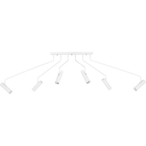 Spot Deckenlampe weiß 6-flmg.