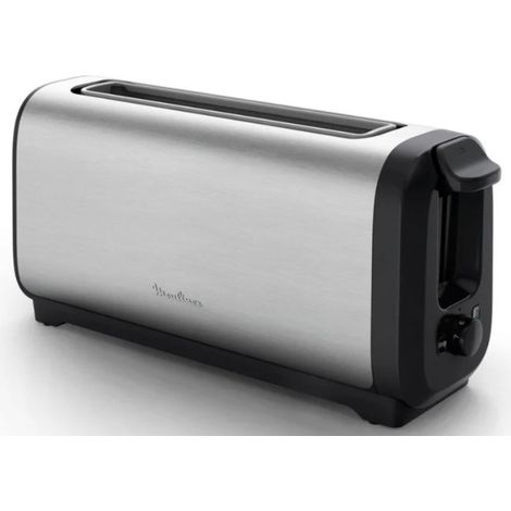 Tostadora Moulinex LS5S0DE0 1430W Acero Inoxidable Ranura Larga 7 Niveles Negro