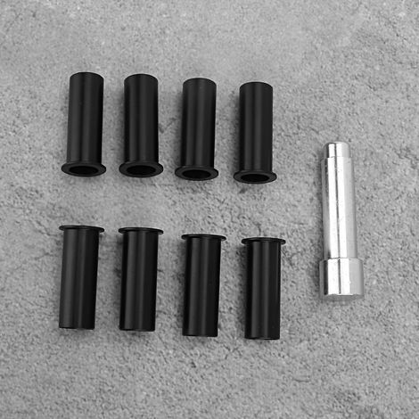 Kit 8 bagues et axes de charnière de porte pour Jeep Wrangler JKU 2 portes 2007-2018, douilles de remplacement en acier, jeu de 8 pièces. (1/5)