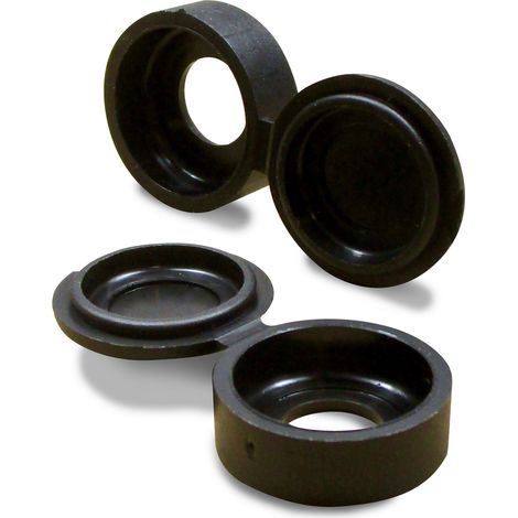 Ajile - Cache-vis à chapeau pour vis M3 / M4 - NOIR