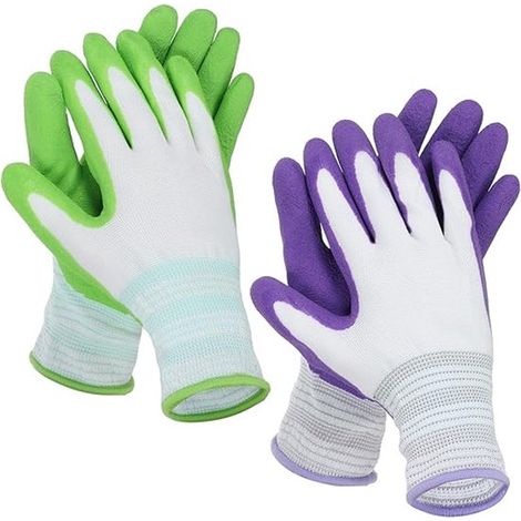 pares de guantes de jardinería - guantes de trabajo - guantes de jardinería para mujer - guantes de poda y jardinería para hombres y mujeres - Transpirables y duraderos - resistentes a pinchazos, anti (1/5)