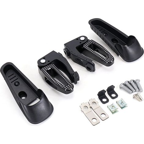 Accessori per moto: poggiapiedi posteriore per passeggero, pedale nero per GTS 300 GTS300 Gts300 Gts 300 2021 2022 (1/2)