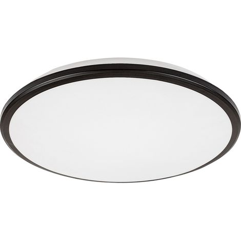 Plafonnier LED 24W 38cm 3000K noir rond Rabalux Engon (1/4)