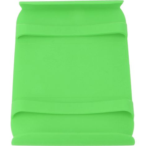 Tapis de cuisine en silicone résistant à la chaleur avec poignée, anti-brûlure, antidérapant, vert. (1/5)