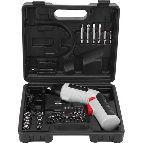 Perceuse Visseuse sans Fil Kit avec LED Outils Industriels Matériel 4.2V (1/5)
